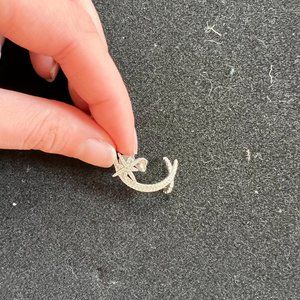 Hook Earring in Silver